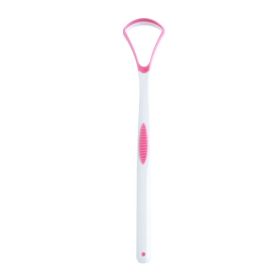 1/3/5pcs Tongue Scraper Oral Cleaner Brush Fresh Breath Cleaning Coated Toothbrush Hygiene Care Tools (Number of Pieces: Combo, Color: Red)