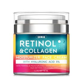 Retinol Anti Aging Face Cream Moisturizing Wrinkle Remover Collagen Hyaluronic Acid Creams Skin Care 50ML (Color: 50ml B)