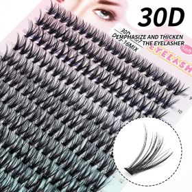 280 PCS Individual Lashes Cluster DIY Lash Clusters 10D 20D 30D 40D D Curl 9-16mm Cluster Lashes DIY Individual Eyelashes Lashes (Color: 30D 0.07 Thickness, Curl, Length: D, 14mm)