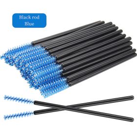 NEW 50Pcs Makeup Eyelash Brushes Disposable Crystal Eyebrow brush Diamond Handle Mascara Wand Applicator Lashes Extension Tools (Color: AA280-01, Brush Material: Nylon)