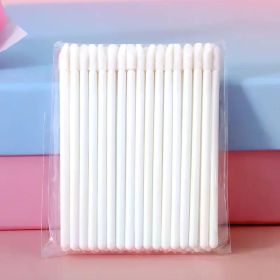 100PCS Disposable Lip Brush Women Accessories Wholesale Lipstick Gloss Wands Applicator Perfect Best Make Up Hotting makeup (Handle Color: white 50pcs)