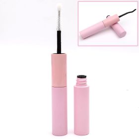 Eyelash Bond and Seal for DIY Lash Clusters Long Lasting Lash Glue Hold 48-72 Hours Waterproof Mascara Wand Makeup (Color: Pink)