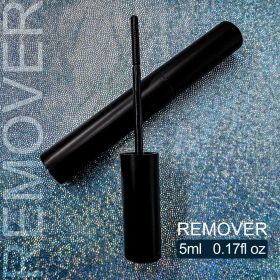 Eyelash Bond and Seal for DIY Lash Clusters Long Lasting Lash Glue Hold 48-72 Hours Waterproof Mascara Wand Makeup (Color: Remover Black)