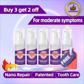 Effective Teeth Whitening Tooth decay repair Calculus Plaque Periodontitis Remove Cavities (Color: Buy 3 get 2 free)