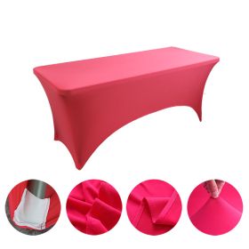 6FT Grafting False Lashes Elastic Bed Cover Sheets Stretchable Bottom Cils Table Sheet Eyelash Extension Bed Makeup Tools Salon (Color: Rose Red)
