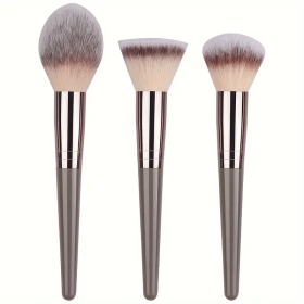 3-20PCS Makeup Brushes Set Eyeshadow Fluffy Foundation Concealer Blush Highlighter Storage Box Female Cosmetics Beauty Tools (Handle Color: 3)