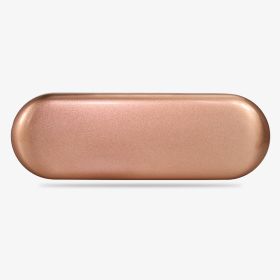 GLAMLASH Eyelashes Tweezers Box Exquisite Tinplate Protection Storage Box Eyelash Lash Extension Beauty Pencil Case Makeup Tools (Color: Rose Gold Big)