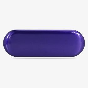 GLAMLASH Eyelashes Tweezers Box Exquisite Tinplate Protection Storage Box Eyelash Lash Extension Beauty Pencil Case Makeup Tools (Color: Blue)