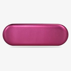 GLAMLASH Eyelashes Tweezers Box Exquisite Tinplate Protection Storage Box Eyelash Lash Extension Beauty Pencil Case Makeup Tools (Color: Rose Red)