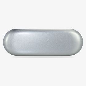 GLAMLASH Eyelashes Tweezers Box Exquisite Tinplate Protection Storage Box Eyelash Lash Extension Beauty Pencil Case Makeup Tools (Color: Silver)