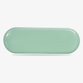 GLAMLASH Eyelashes Tweezers Box Exquisite Tinplate Protection Storage Box Eyelash Lash Extension Beauty Pencil Case Makeup Tools (Color: Apple Green)