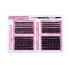 DIY False Eyelashes Clusters Extensions Individual Lashes Cluster Natural Segmented With glue,Remover,lash brush, tweezers