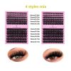 DIY False Eyelashes Clusters Extensions Individual Lashes Cluster Natural Segmented With glue,Remover,lash brush, tweezers